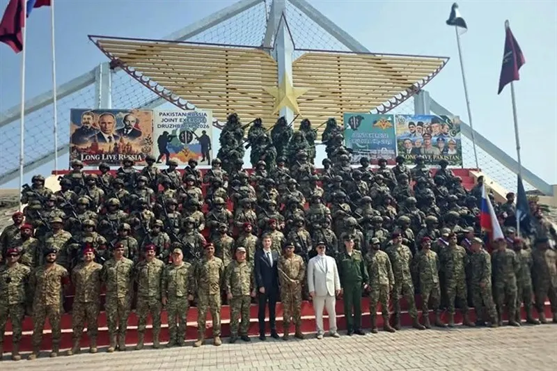 برگزاری رزمایش مشترک روسیه و پاکستان در نزدیکی مرز افغانستان